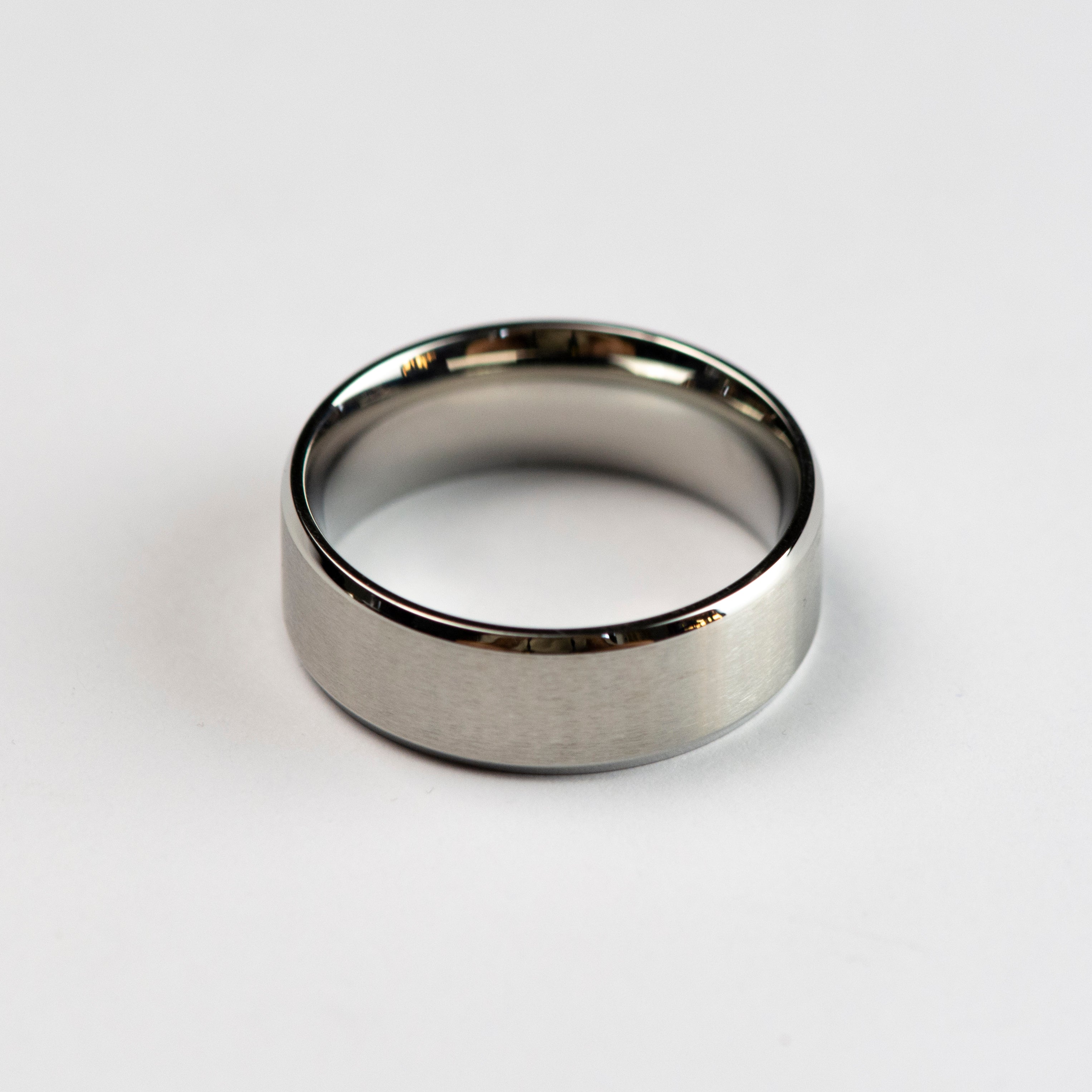 Brushed Silver Ring
